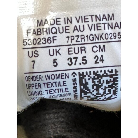 Women’s 7 Converse Chuck Taylor All Star Low Double Tongue Shoes 530236f - Picture 9 of 9